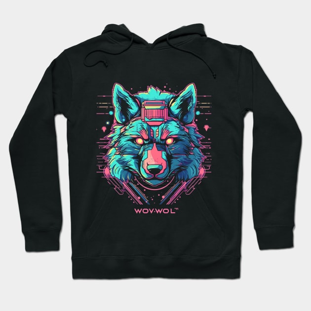 Wol-Wolf Hoodie by Graphic Grooves